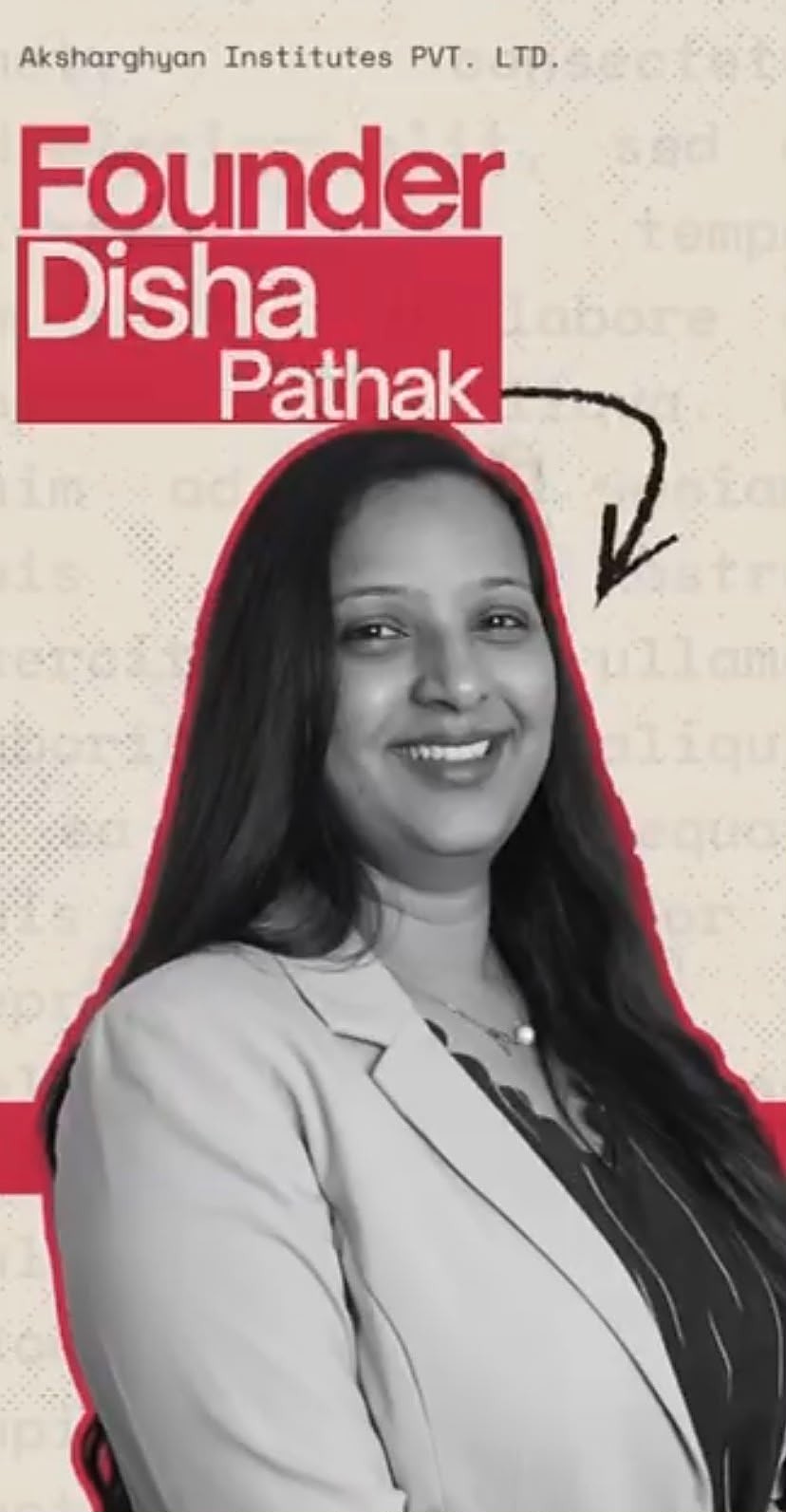 Founder Disha Pathak